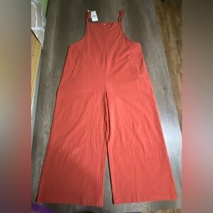 YESNO Women Casual Loose Long Bib Pants wide leg Jumpsuit